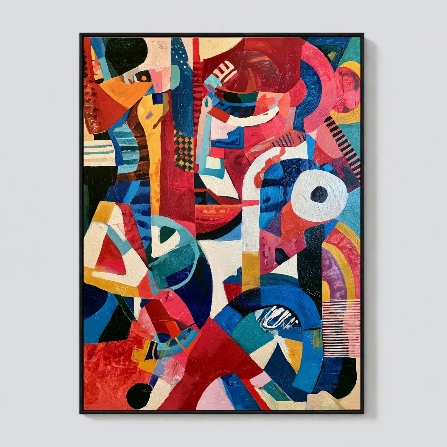 nocturne-colorful-abstract-wall-art-T-3x4-black-frame-pure-wall P031 | Nocturne – Colorful Abstract Wall Art