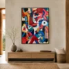 nocturne-colorful-abstract-wall-art-entryway-1 P031 | Nocturne – Colorful Abstract Wall Art