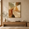 ochre-divide-earth-tone-canvas-art-display-04 P078 | Ochre Divide – Earth Tone Canvas Art