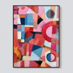 P064 | Offset Rings – Colorful Geometric Wall Art