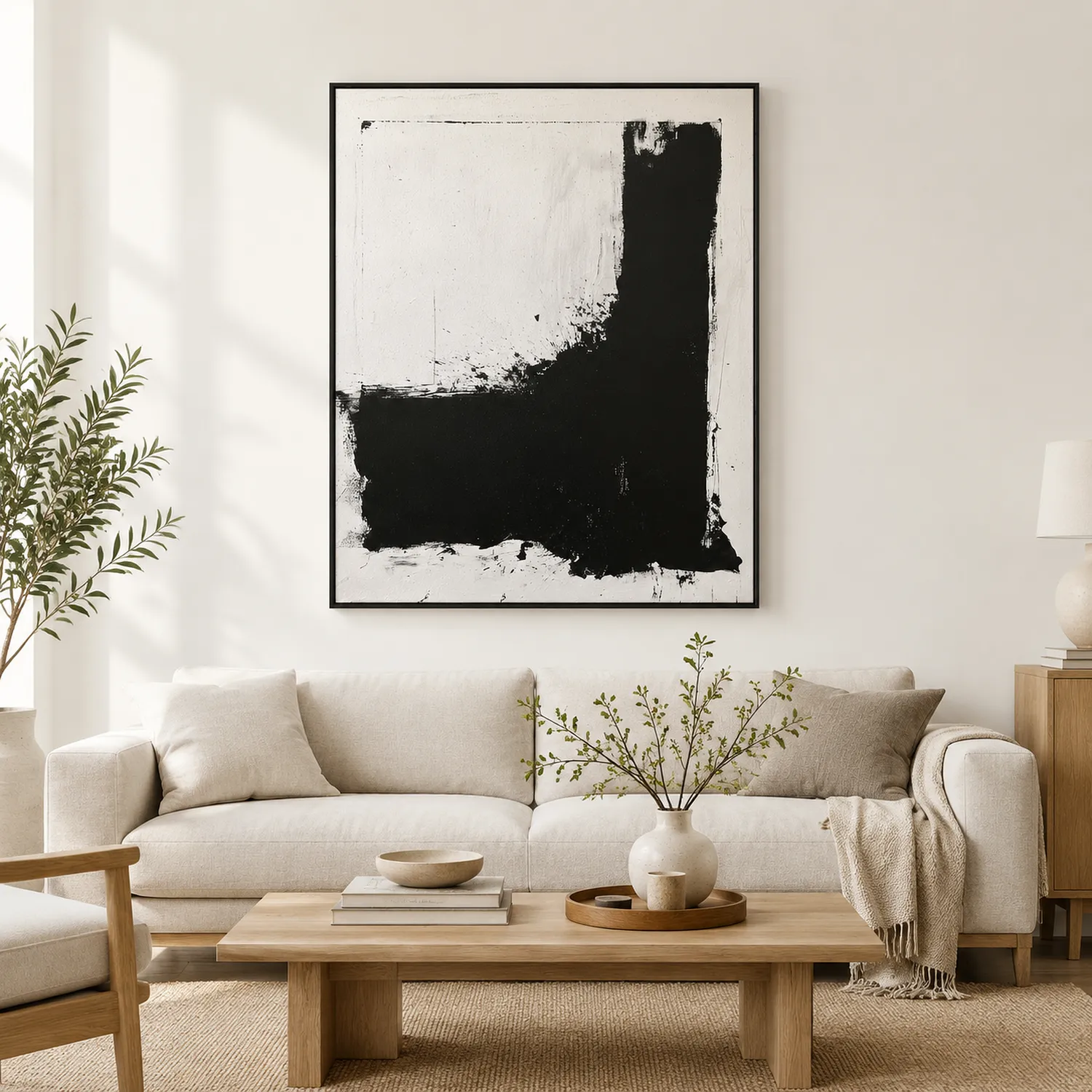 quiet-boundary-black-geometric-wall-art-display-01 P072 | A Quiet Boundary – Black Geometric Wall Art