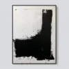 quiet-boundary-black-geometric-wall-art-quiet-boundary-black-geometric-wall-art-T-3x4-black-frame-wall P072 | A Quiet Boundary – Black Geometric Wall Art