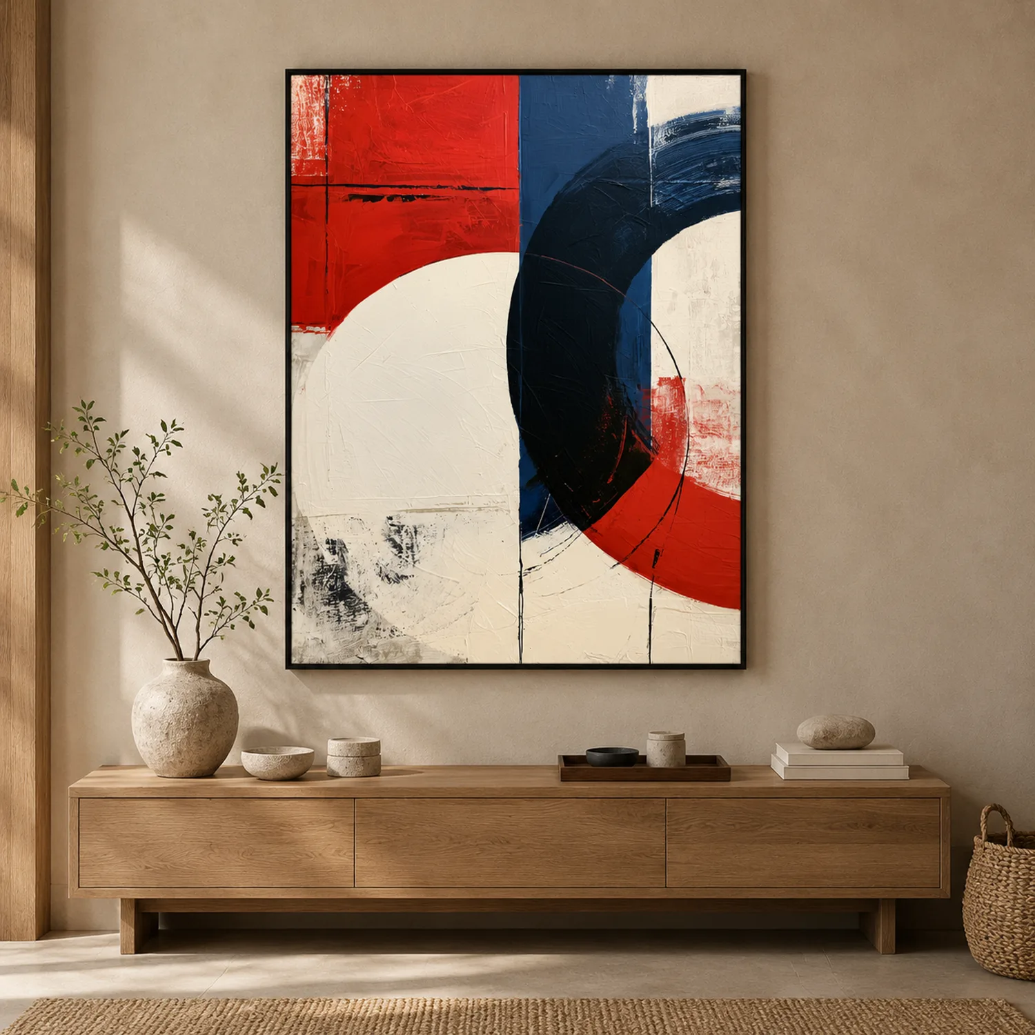 quiet-geometry-textured-abstract-wall-art-display-03 P070 | Quiet Geometry – Textured Abstract Wall Art