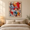 red-impulse-red-abstract-wall-art-bedroom-1 P048 | Red Impulse – Red Abstract Wall Art