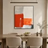 split-field-geometric-abstract-painting-dining-room-1 P053 | Split Field – Geometric Abstract Painting