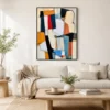 the-navy-slab-geometric-abstract-wall-art-living-room-1 P045 | The Navy Slab – Geometric Abstract Wall Art