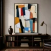 the-navy-slab-geometric-abstract-wall-art-office-1 P045 | The Navy Slab – Geometric Abstract Wall Art