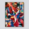 the-oracle-colorful-abstract-wall-art-T-3x4-black-frame-wall P027 | The Oracle – Colorful Abstract Wall Art