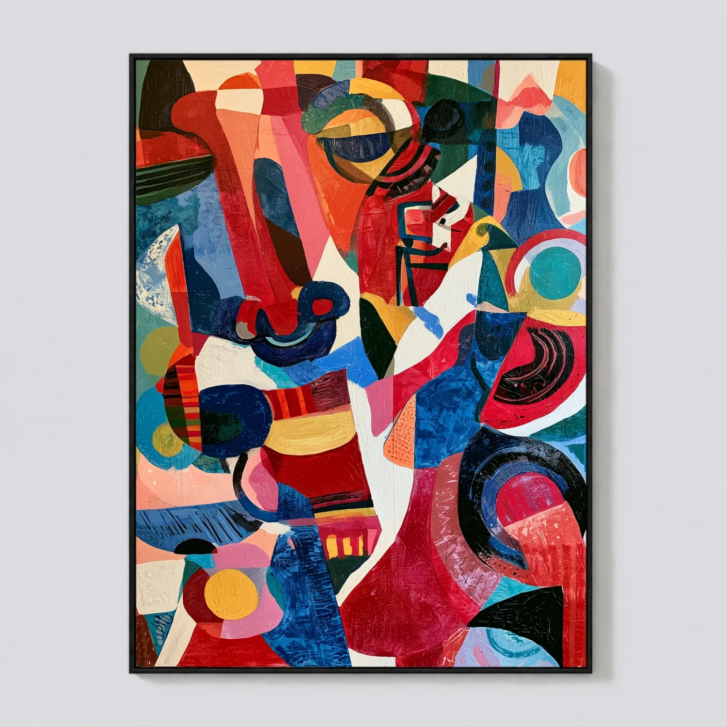 the-oracle-colorful-abstract-wall-art-T-3x4-black-frame-wall P027 | The Oracle – Colorful Abstract Wall Art