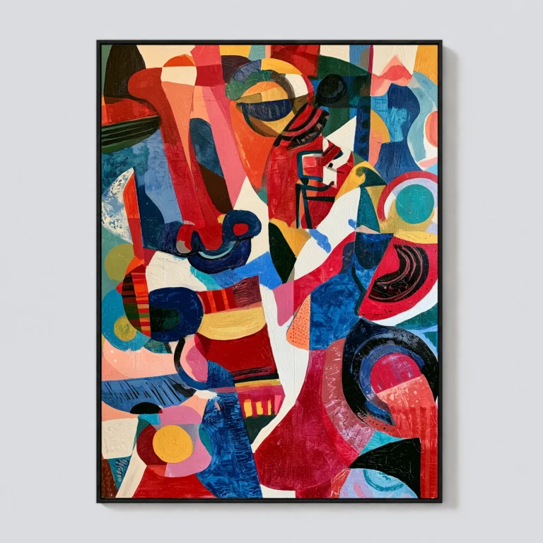 P027 | The Oracle – Colorful Abstract Wall Art