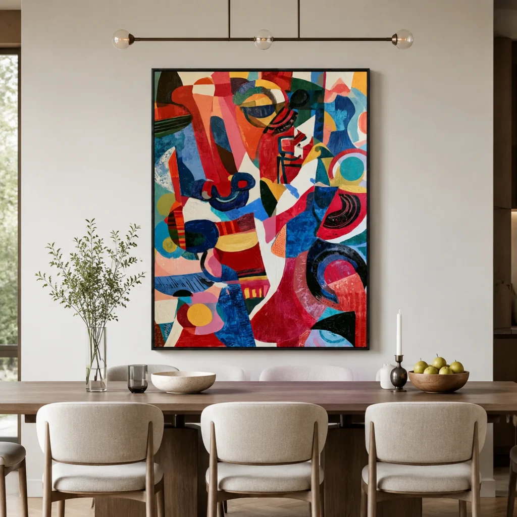 P027 | The Oracle – Colorful Abstract Wall Art