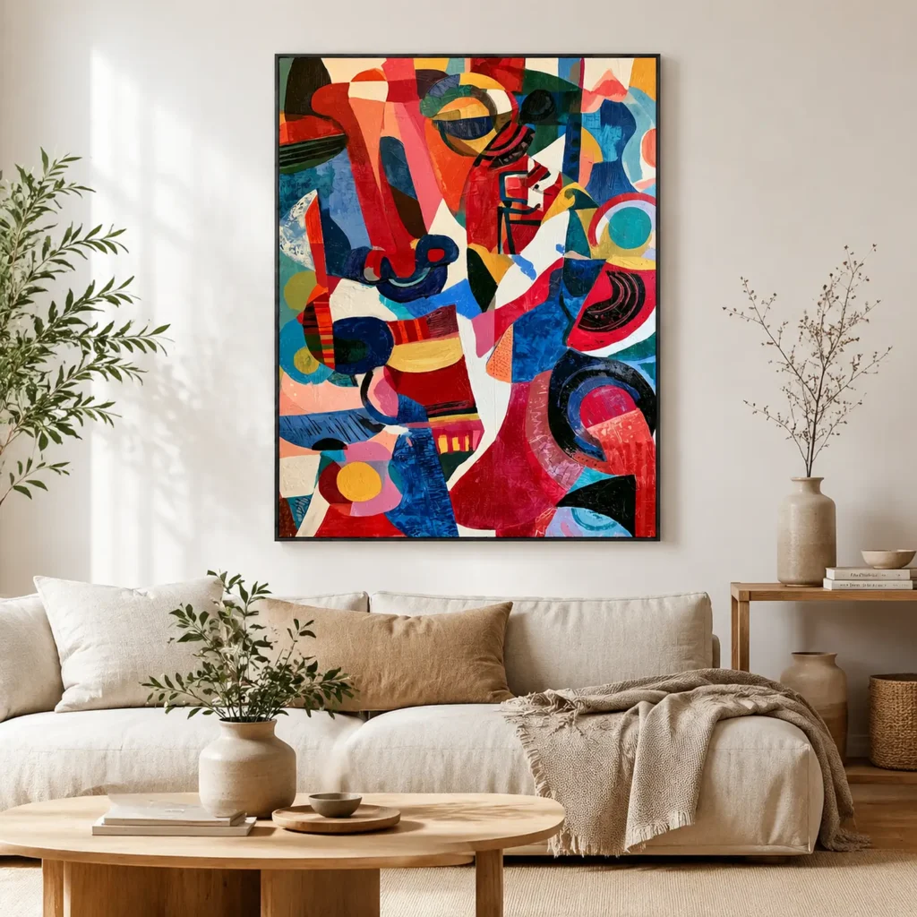 P027 | The Oracle – Colorful Abstract Wall Art