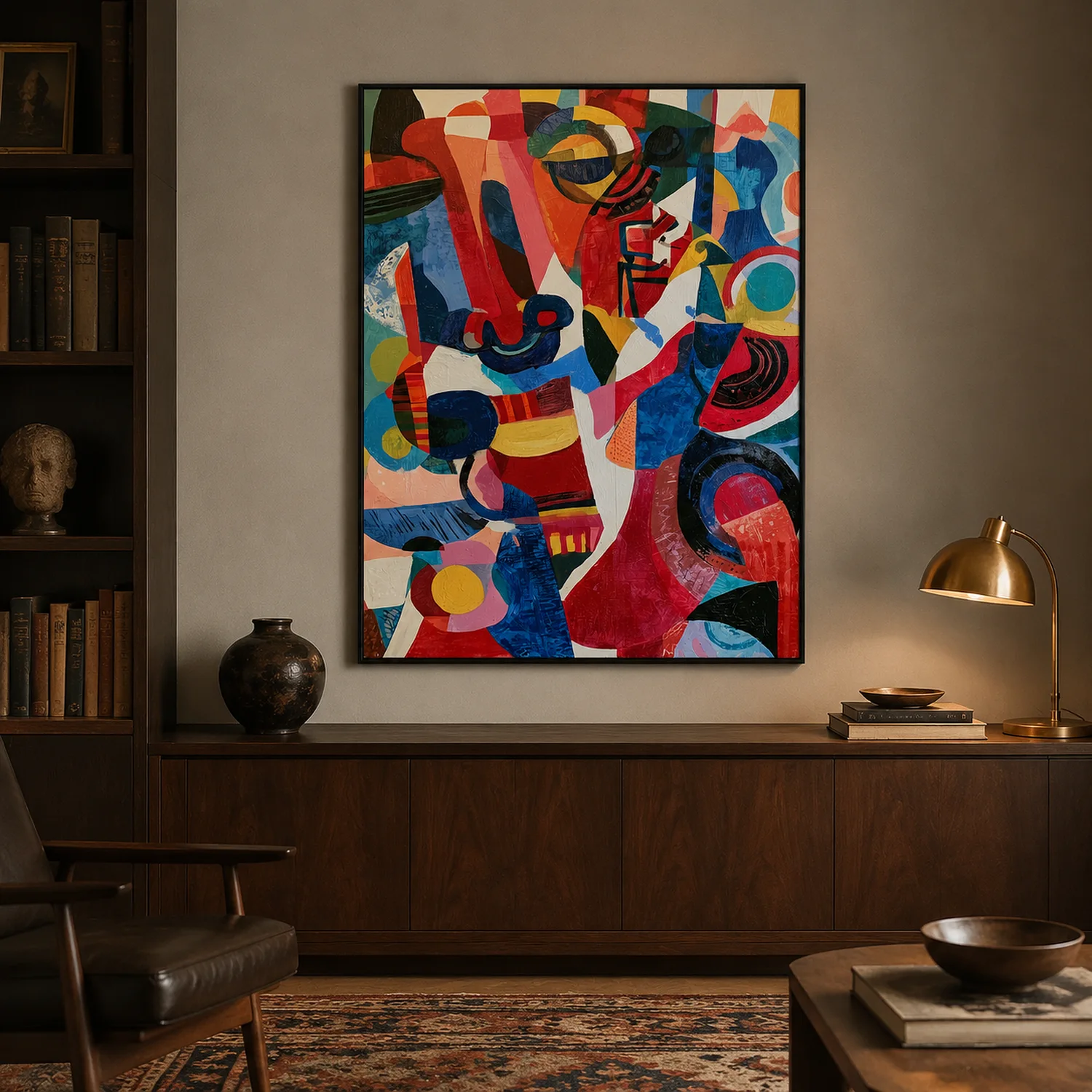the-oracle-colorful-abstract-wall-art-office-1 P027 | The Oracle – Colorful Abstract Wall Art