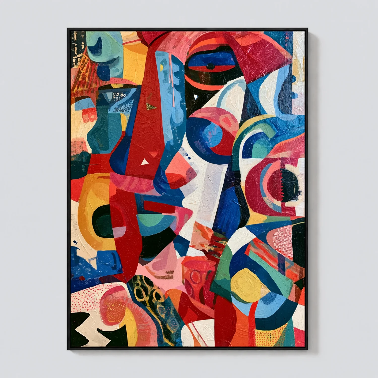P026 | The Performer – Colorful Abstract Wall Art