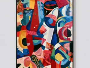 P026 | The Performer – Colorful Abstract Wall Art