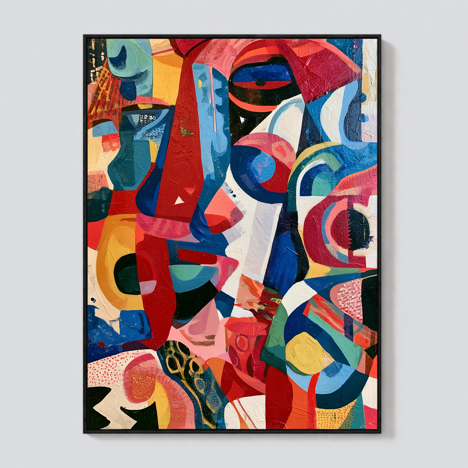 P026 | The Performer – Colorful Abstract Wall Art