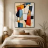 the-rust-panel-geometric-abstract-wall-art-bedroom-1 P046 | The Rust Panel – Geometric Abstract Wall Art