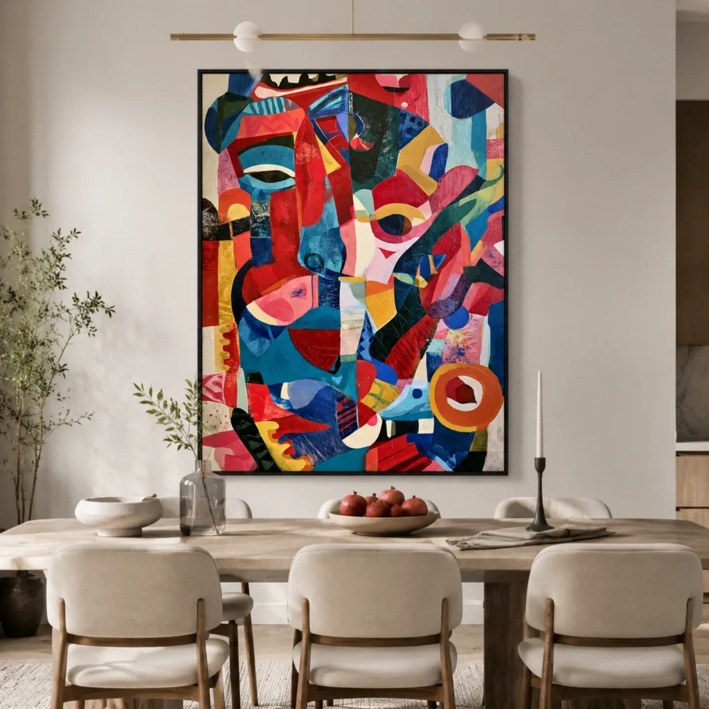 P030 | The Sitters – Colorful Abstract Wall Art