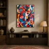 the-sitters-colorful-abstract-wall-art-office-1 P030 | The Sitters – Colorful Abstract Wall Art