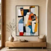 P044 | The Slate Disc – Geometric Abstract Wall Art