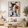 P044 | The Slate Disc – Geometric Abstract Wall Art