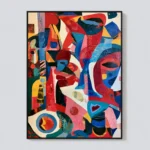 P033 | The Witness – Colorful Abstract Wall Art