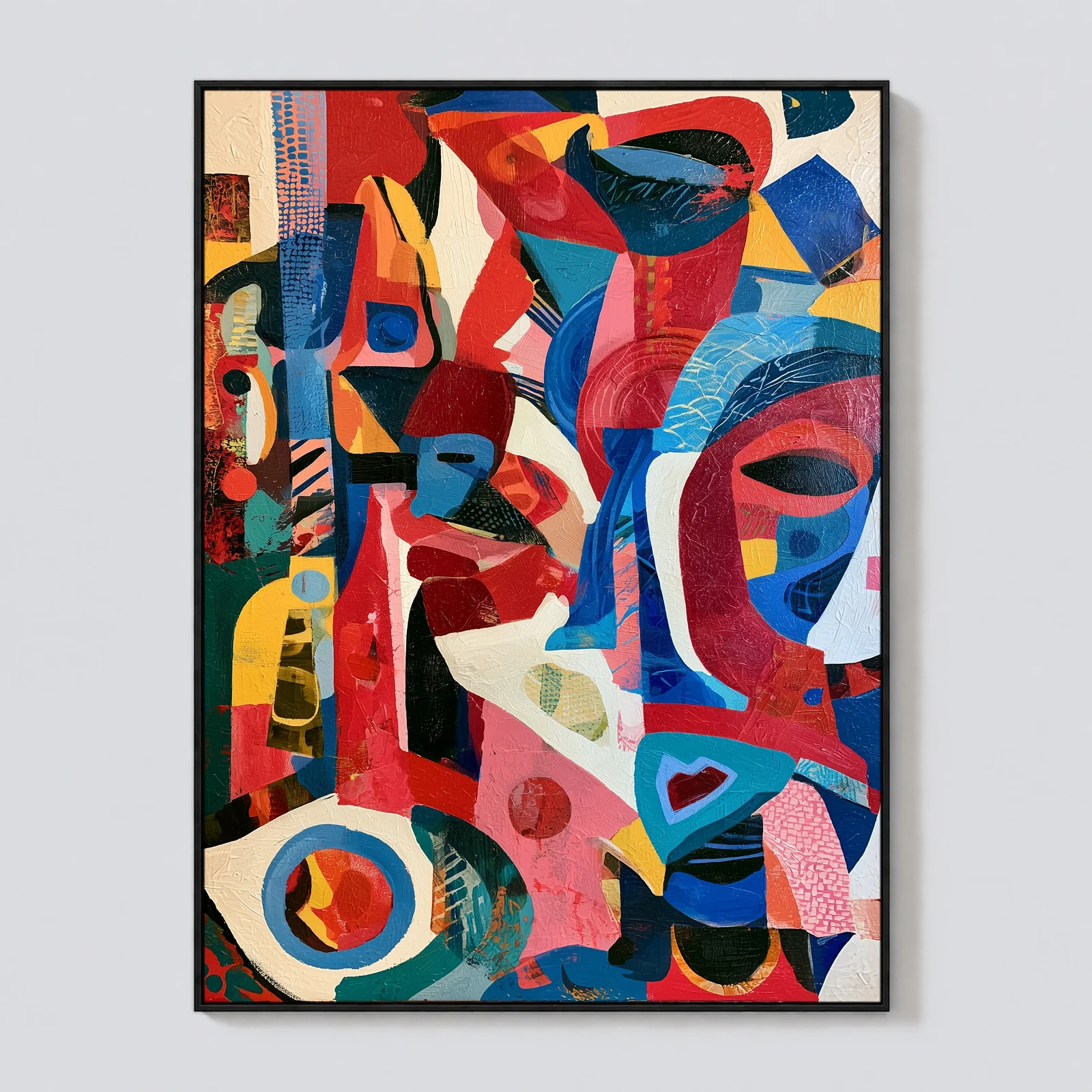 P033 | The Witness – Colorful Abstract Wall Art