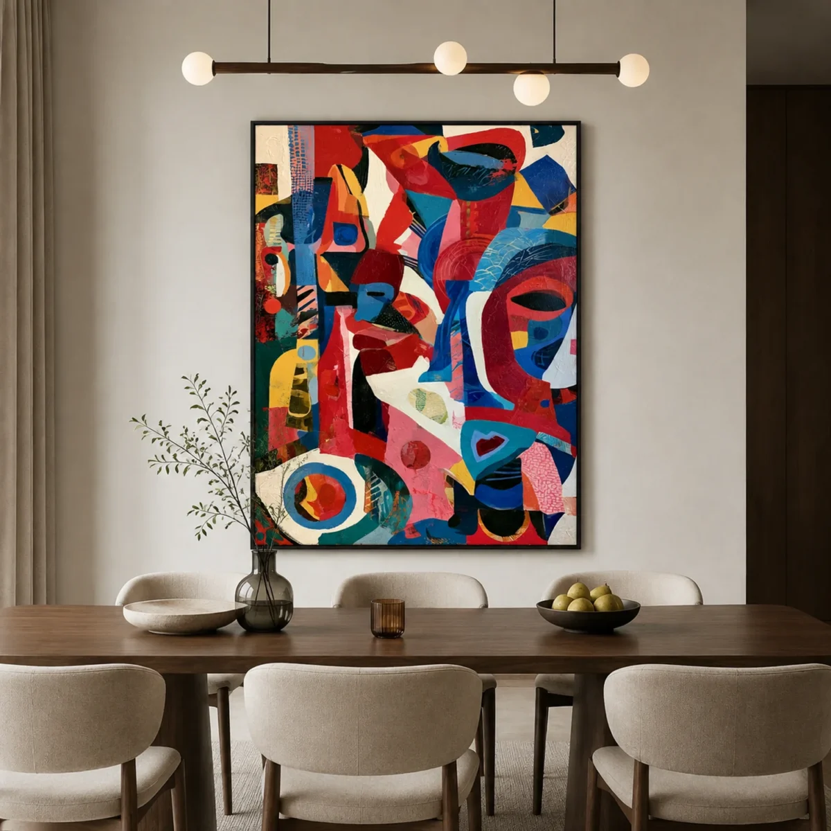 P033 | The Witness – Colorful Abstract Wall Art