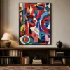 the-witness-colorful-abstract-wall-art-office-1 P033 | The Witness – Colorful Abstract Wall Art