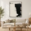 weight-of-absence-black-abstract-wall-art-display-01 P071 | The Weight of Absence – Black Abstract Wall Art