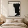 weight-of-absence-black-abstract-wall-art-display-02 P071 | The Weight of Absence – Black Abstract Wall Art