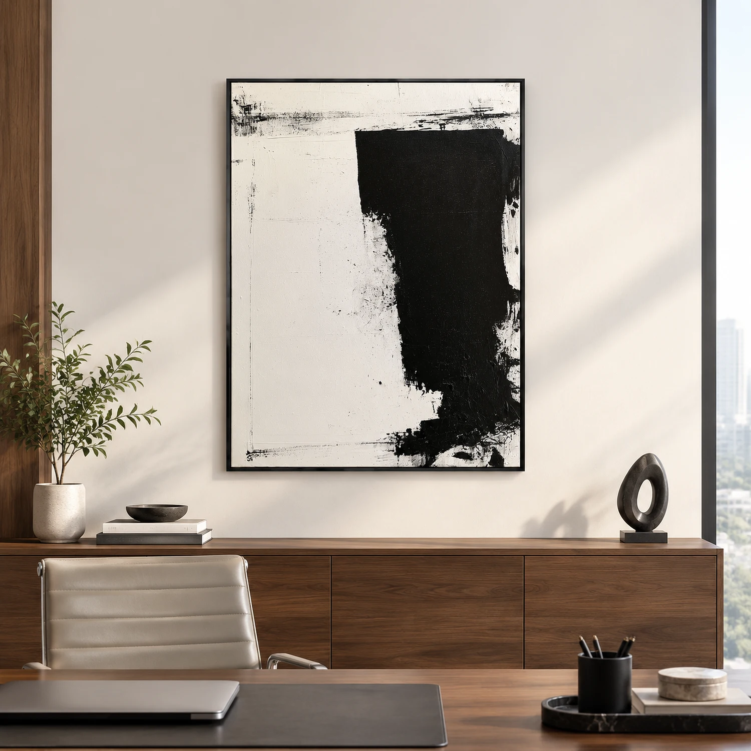weight-of-absence-black-abstract-wall-art-display-03 P071 | The Weight of Absence – Black Abstract Wall Art
