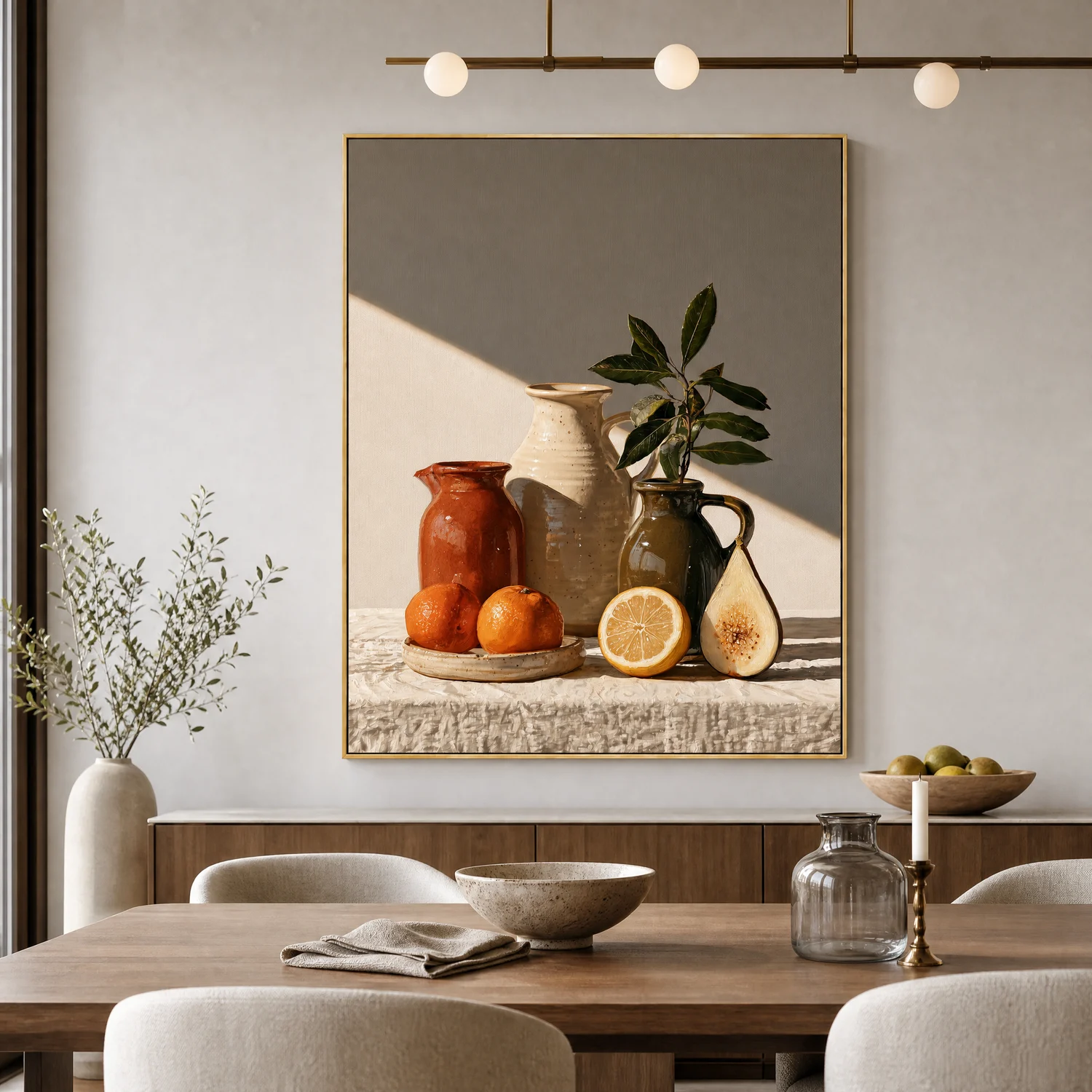 a-diagonal-of-light-still-life-oil-painting-display-01 P097 | A Diagonal of Light – Still Life Oil Painting