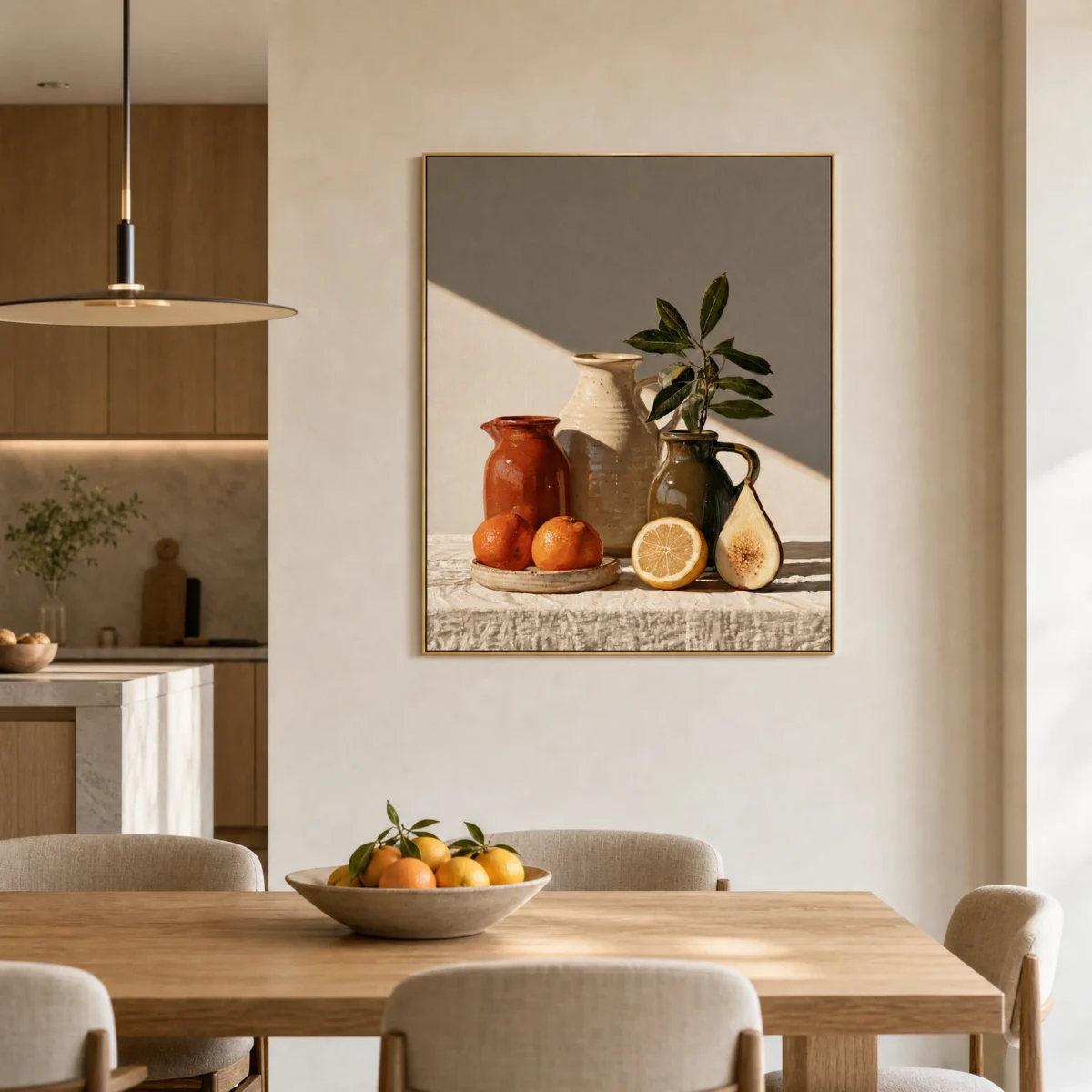 P097 | A Diagonal of Light – Still Life Oil Painting