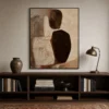 a-narrow-gap-neutral-abstract-wall-art-display-03 P088 | A Narrow Gap – Neutral Abstract Wall Art