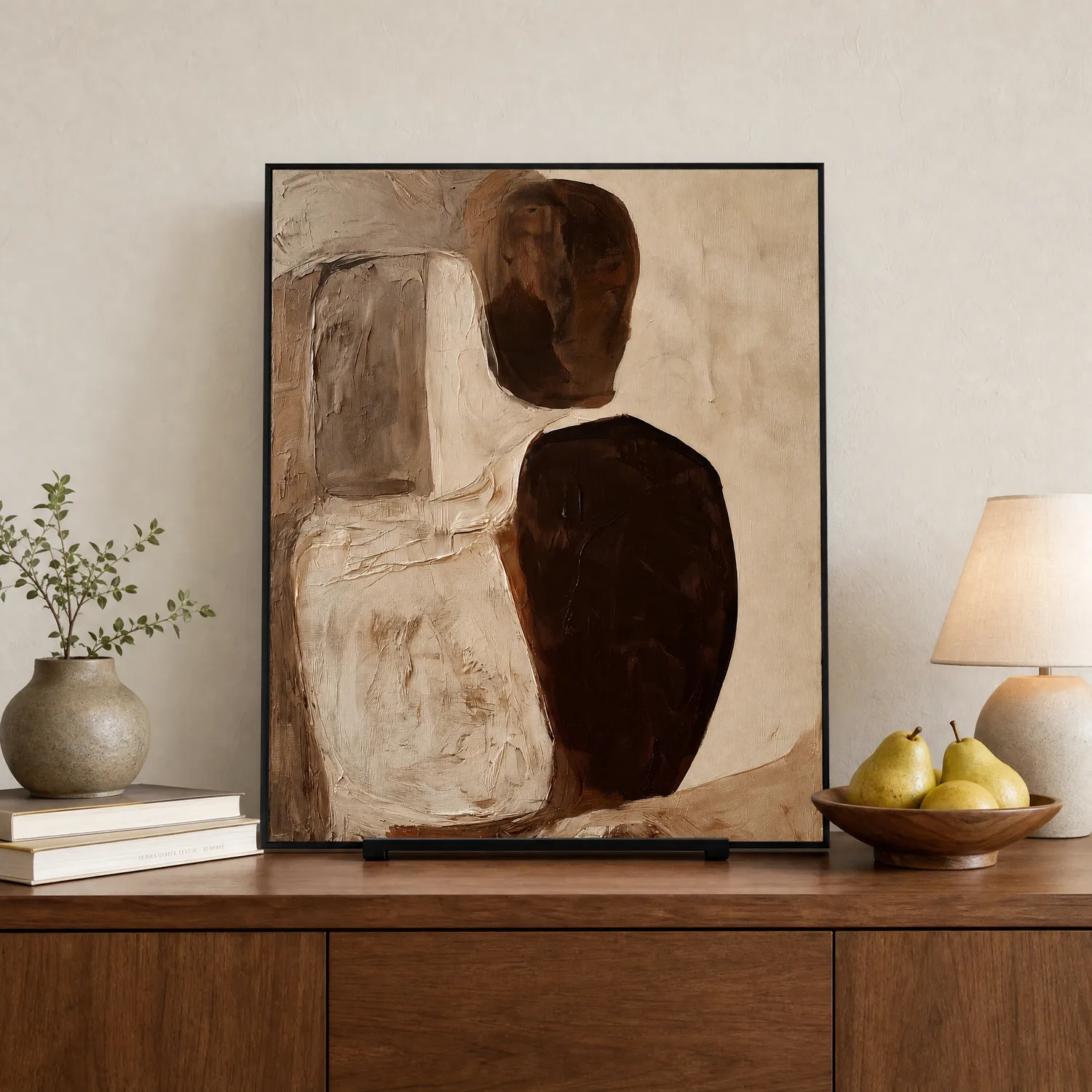 a-narrow-gap-neutral-abstract-wall-art-display-04 P088 | A Narrow Gap – Neutral Abstract Wall Art