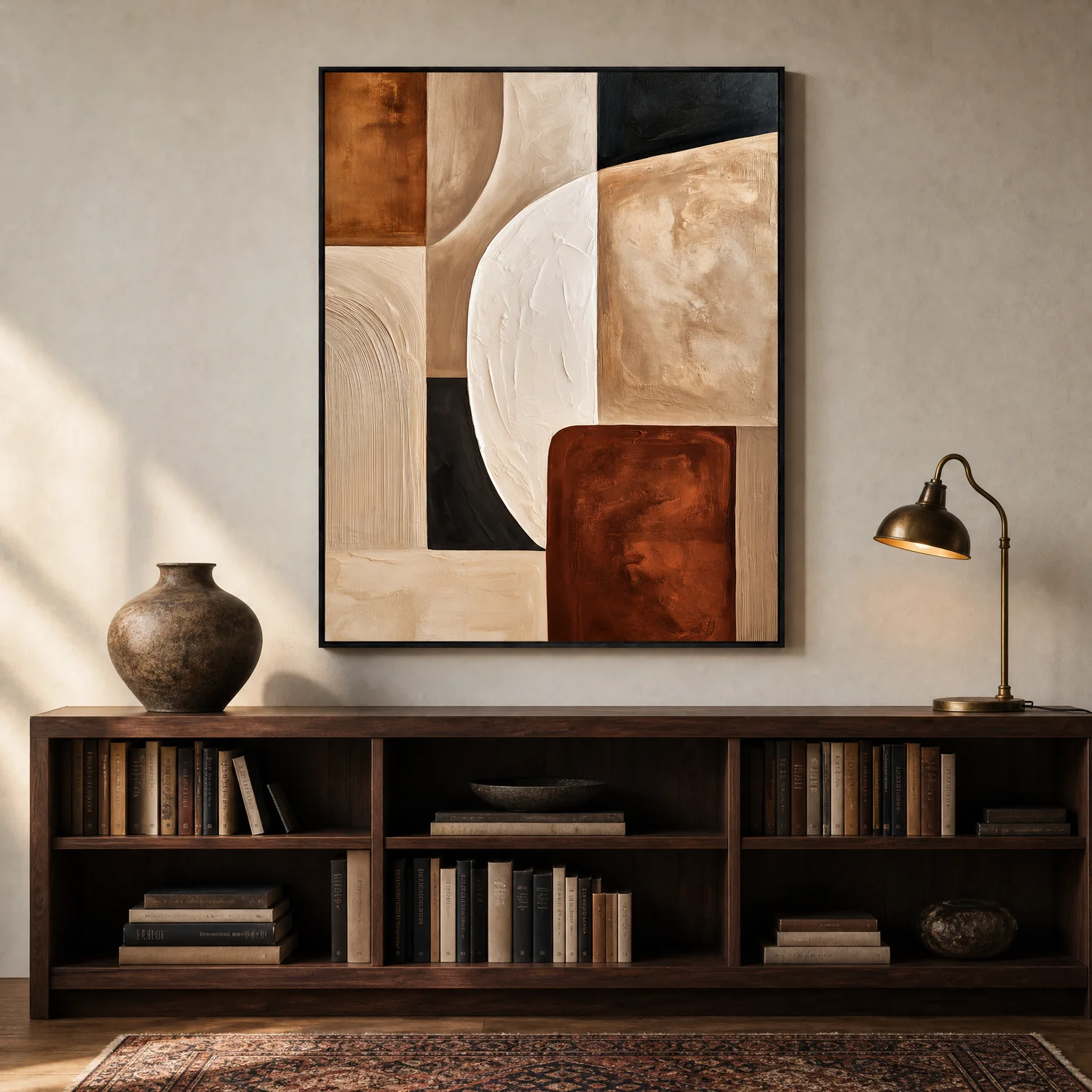 between-dark-fields-textured-abstract-painting-display-03 P094 | Between Dark Fields – Textured Abstract Painting