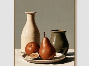 P100 | Between Two Vessels – Fruit Oil Painting