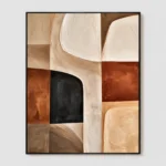 P095 | Black Alcove – Geometric Wall Art
