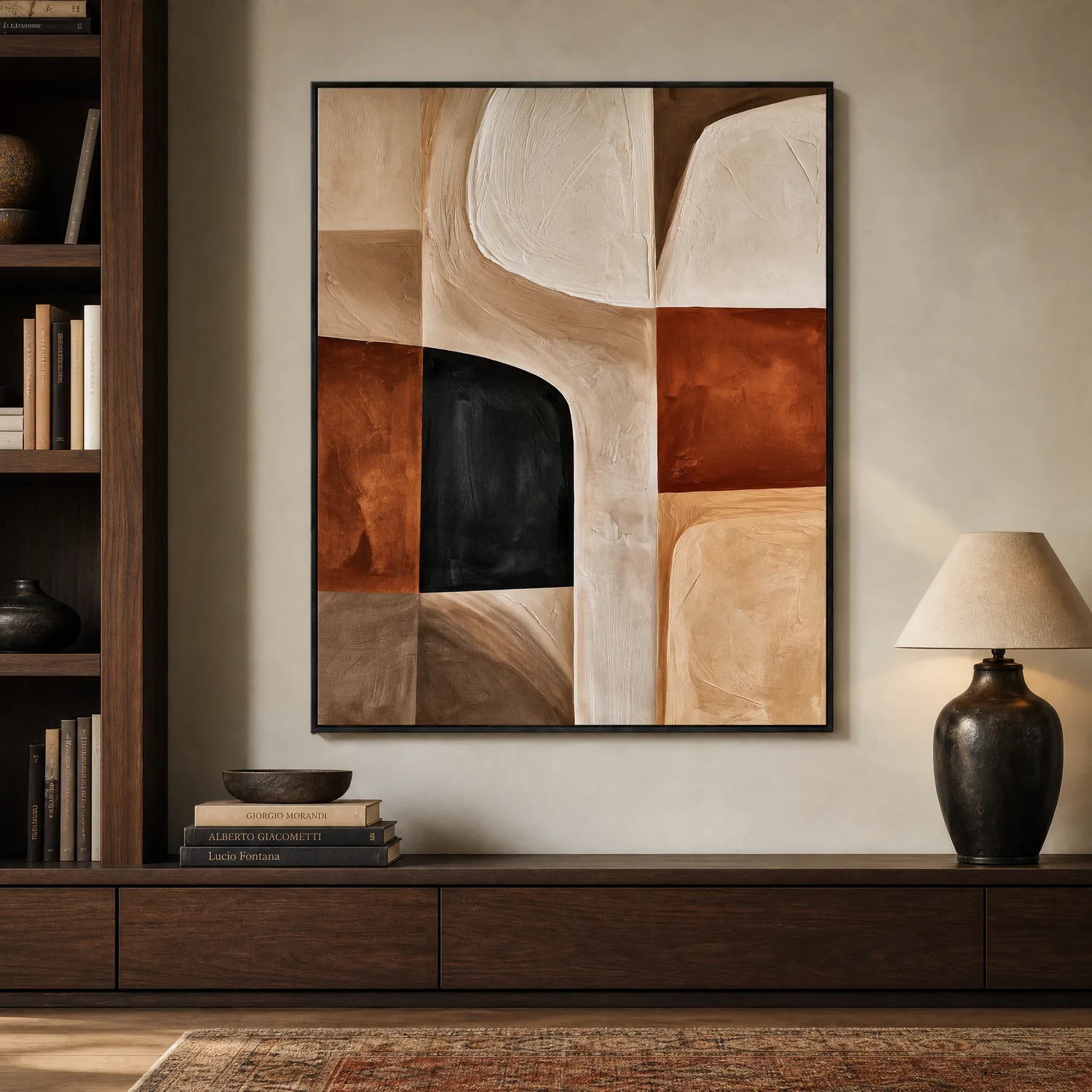 black-alcove-geometric-wall-art-display-03 P095 | Black Alcove – Geometric Wall Art