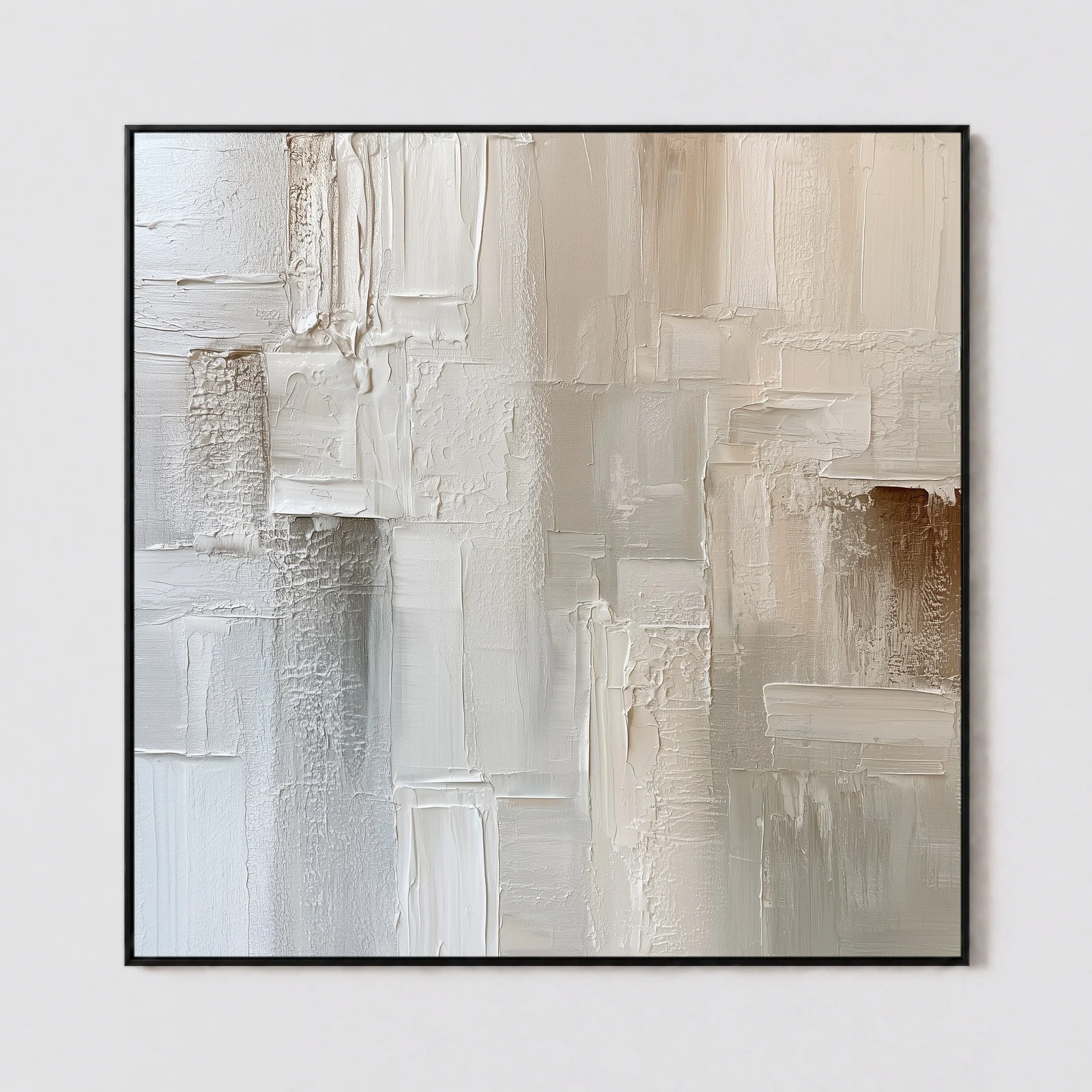S071 | Brown Anchor – Textured Abstract Wall Art