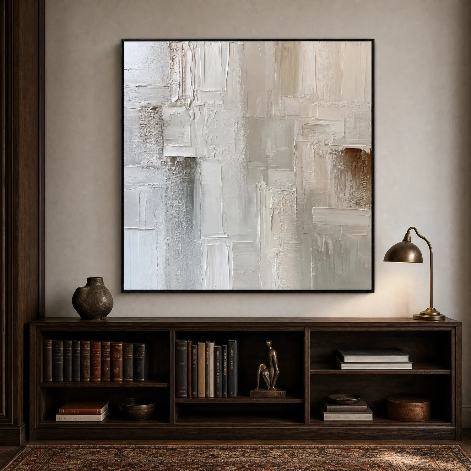 brown-anchor-textured-abstract-wall-art-display-03 S071 | Brown Anchor – Textured Abstract Wall Art