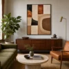 brown-inset-geometric-wall-art-display-01 P093 | Brown Inset – Geometric Wall Art