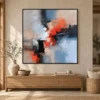 crosscut-geometric-abstract-painting-display-03 S038 | Crosscut – Geometric Abstract Painting