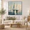 fleet-at-dusk-sailboat-wall-art-display-01 S047 | Fleet at Dusk – Sailboat Wall Art
