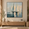 fleet-at-dusk-sailboat-wall-art-display-03 S047 | Fleet at Dusk – Sailboat Wall Art