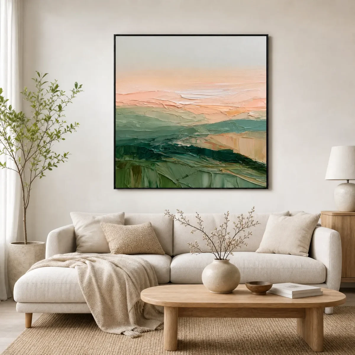 S055 | Folded Terrain – Textured Abstract Wall Art