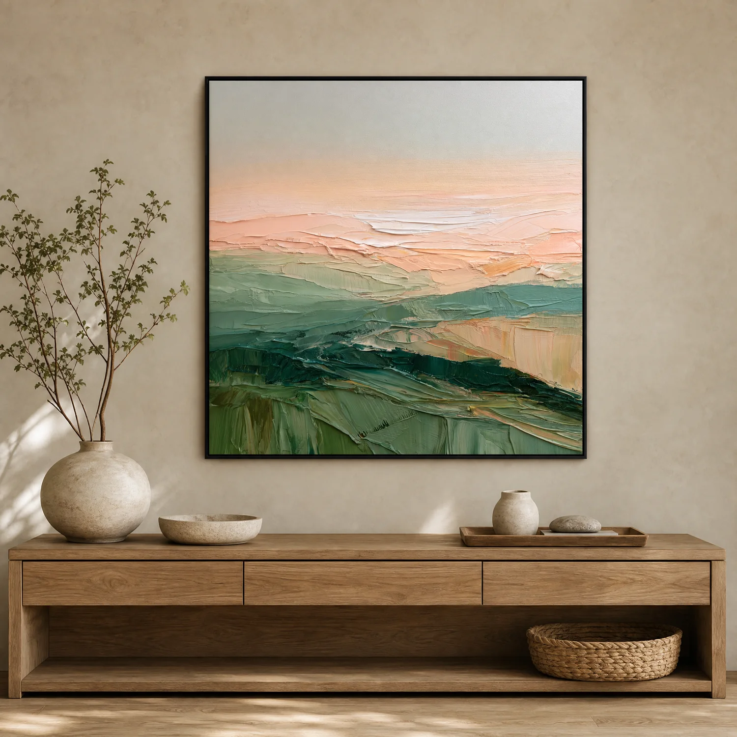 folded-terrain-textured-abstract-wall-art-display-04 S055 | Folded Terrain – Textured Abstract Wall Art