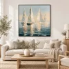 S046 | Harbor Light – Sailboat Wall Art