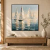 S046 | Harbor Light – Sailboat Wall Art